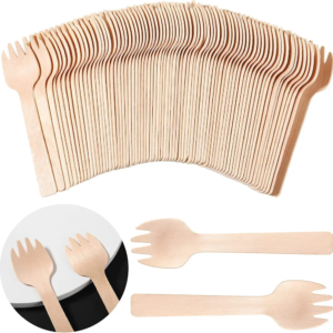 105mm Disposable Wooden Spork at factory price