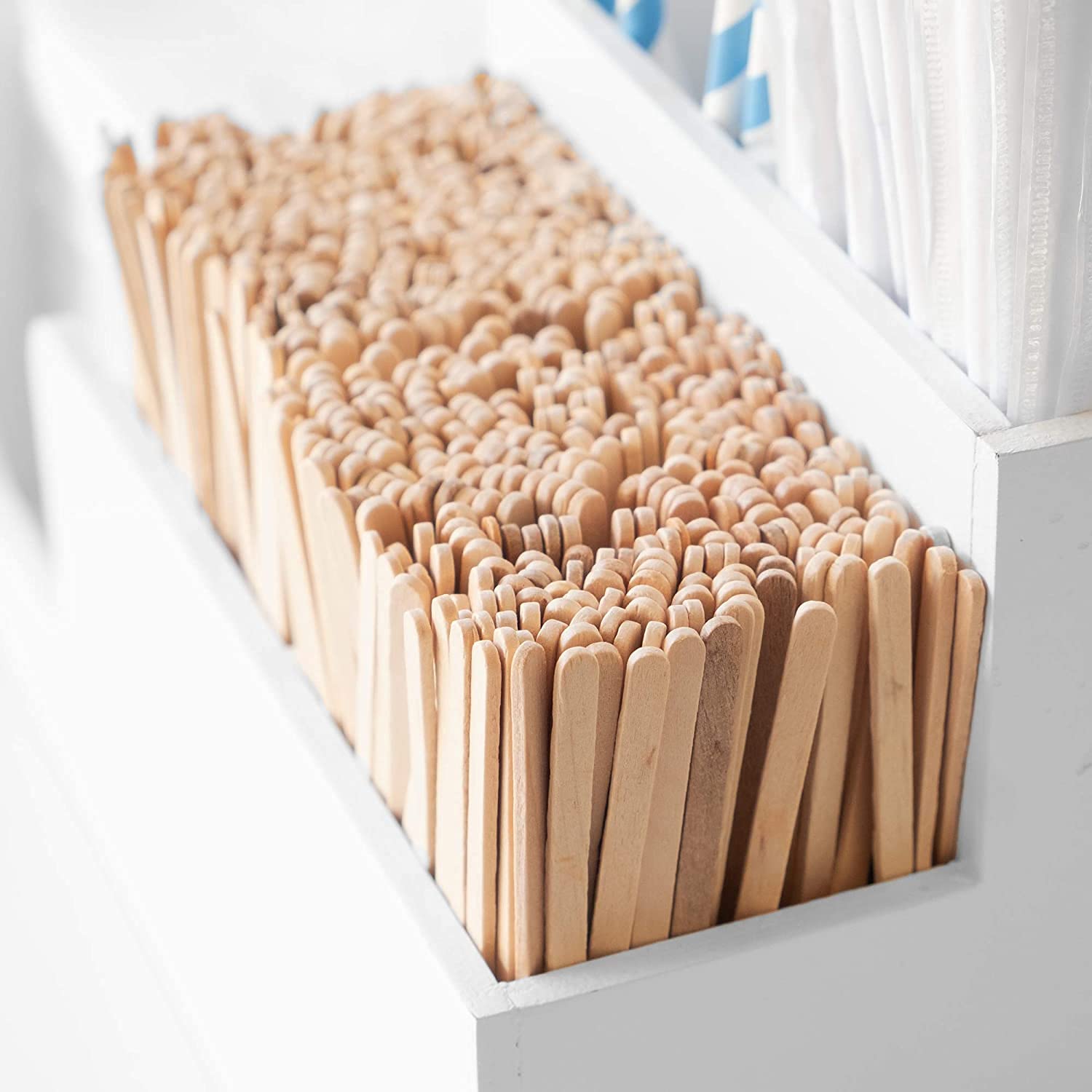 140mm Disposable Wooden Coffee Stirrer-3