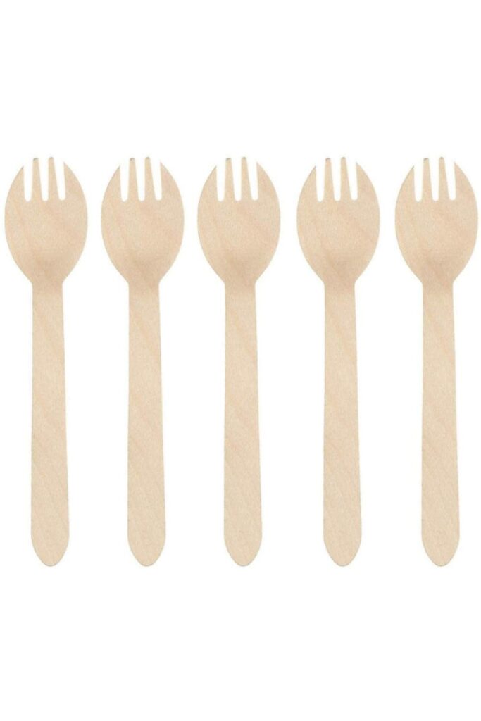 Rustic Spork Disposable Wooden Sporks Manufacturer & Importer in India