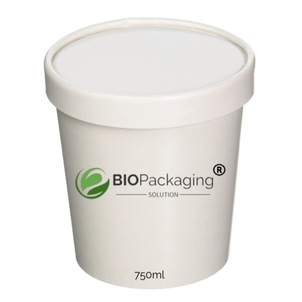 750ml White Paper Containers Manufacturers