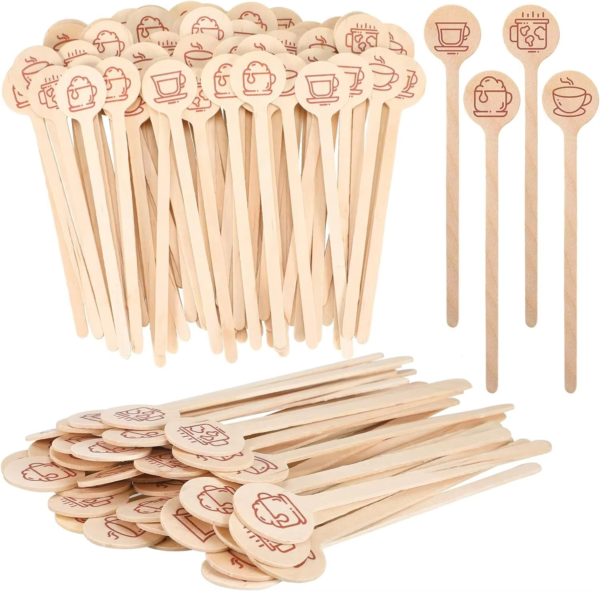 Printed Wooden Coin Stirrers Manufacturers in India