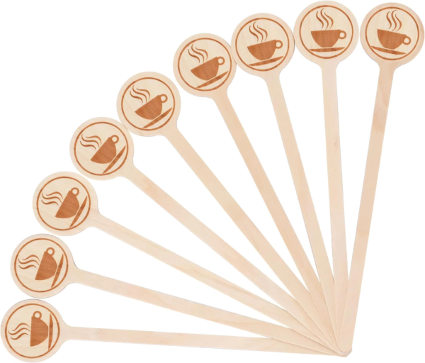 2.8 cm Wooden Coin Stirrers Manufacturers
