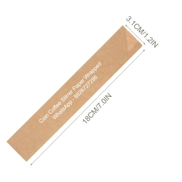 Coin Coffee Stirrer Paper Wrapped Manufacturers in Karol Bagh