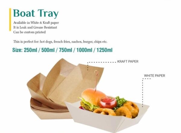 Kraft Paper Boats Tray Manufacturers in Mumbai