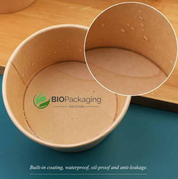350ml brown paper kraft container wholesaler