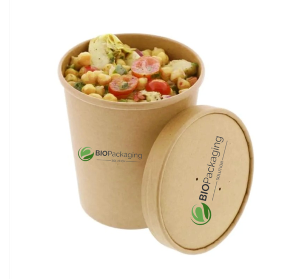 580ml Brown Paper Kraft Containers