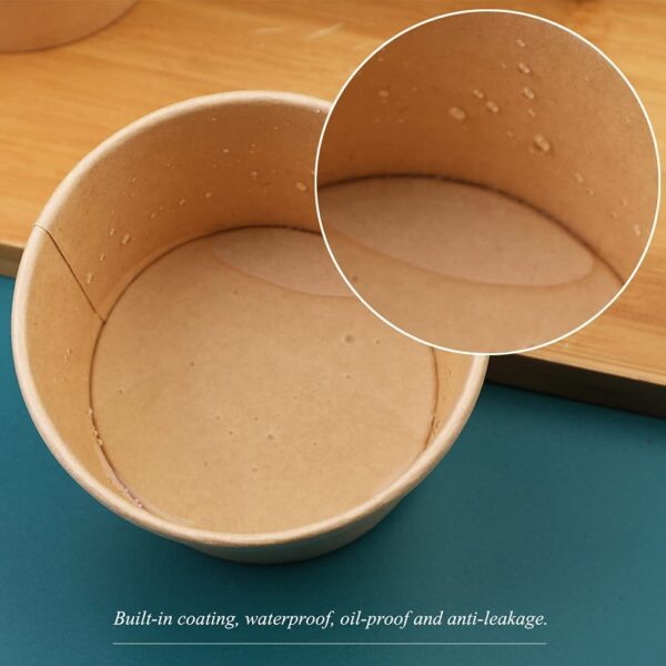 500ml Brown Paper Kraft Container Manufacturers in India
