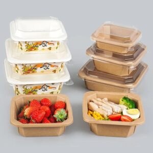 500ml Octagonal Kraft Paper Container Manufacturers in noida