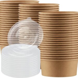 750ml kraft paper container with plastic pet lid manufacturers in delhi